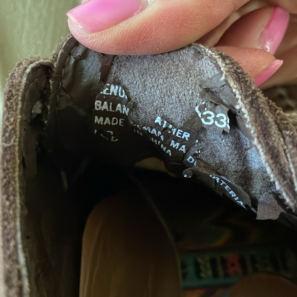 Hush Puppies Leather Moccasin Boho Ankle Laceup Bootie - Picture 9 of 10